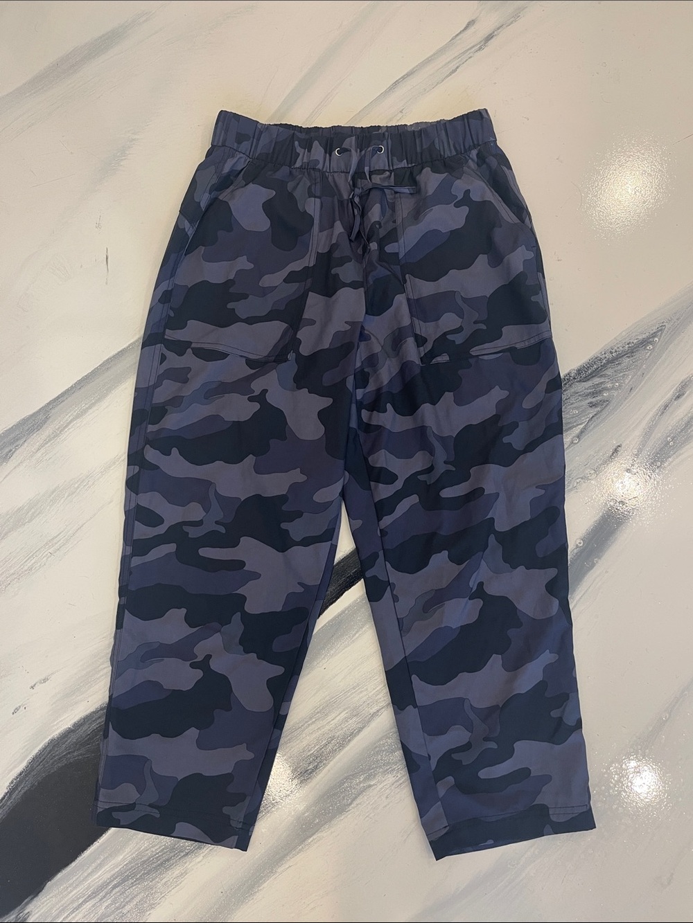Old Navy Blue & Navy Camo Jogger Pants